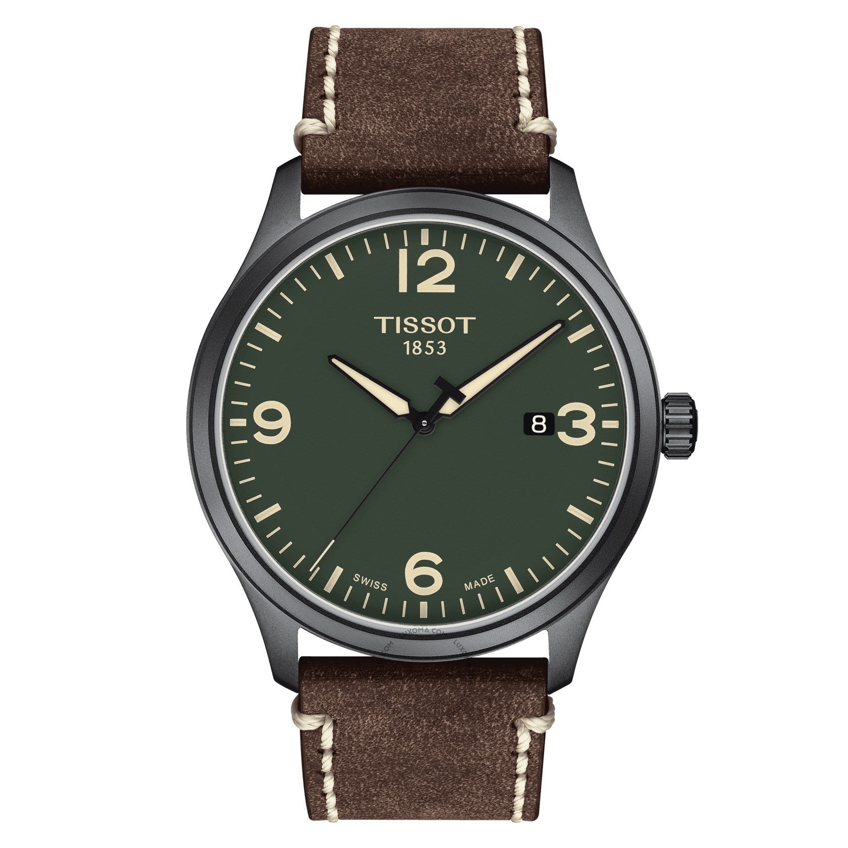 Tissot Gent XL Quartz Green Dial Men's Watch T116.410.36.097.00
