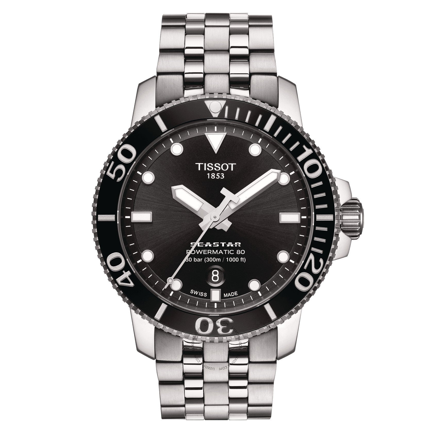 Tissot Seastar 1000 Automatic Black Dial Men's Watch T120.407.11.051.00