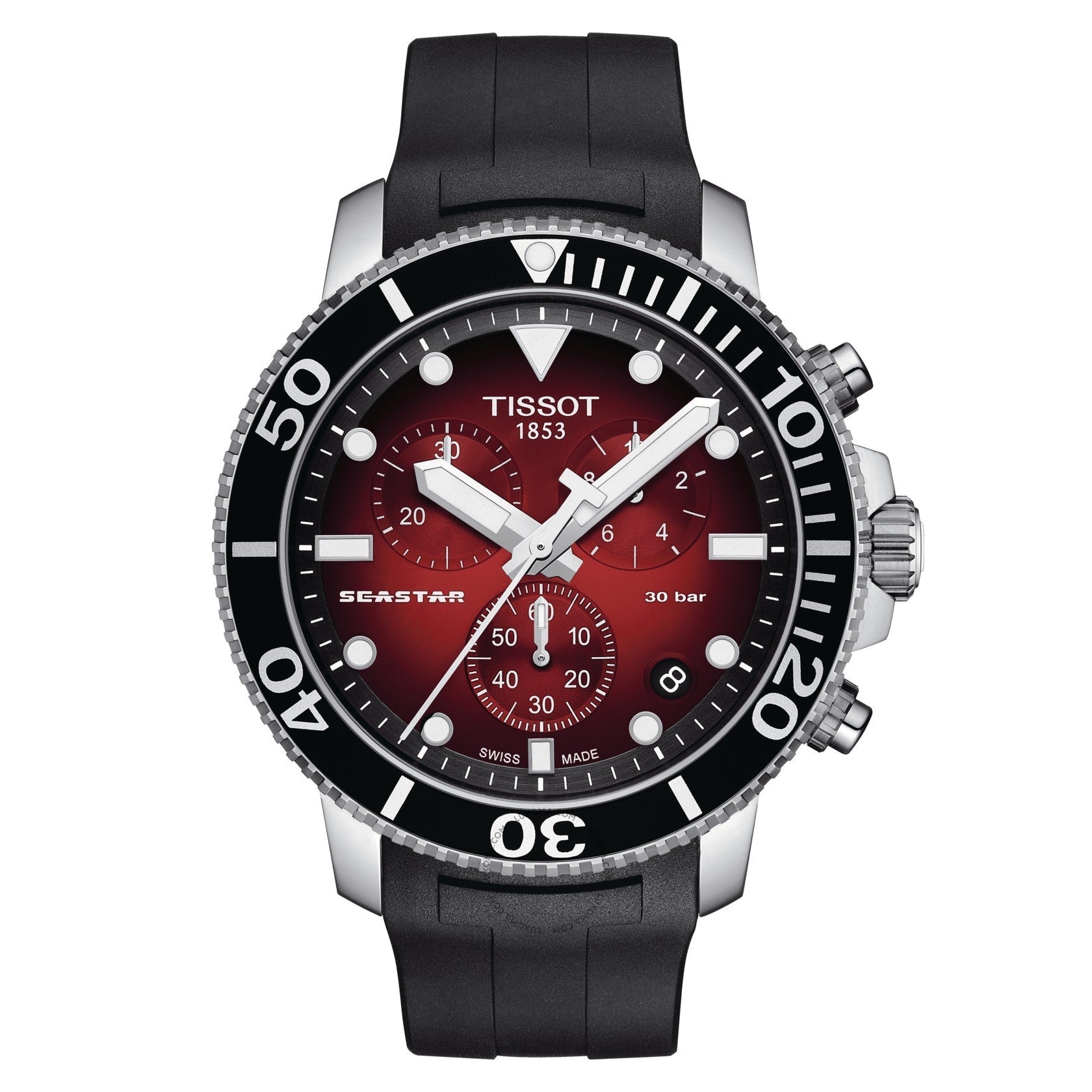 Tissot T-Sport Chronograph Graded red-Black Dial Men's Watch T120.417.17.421.00