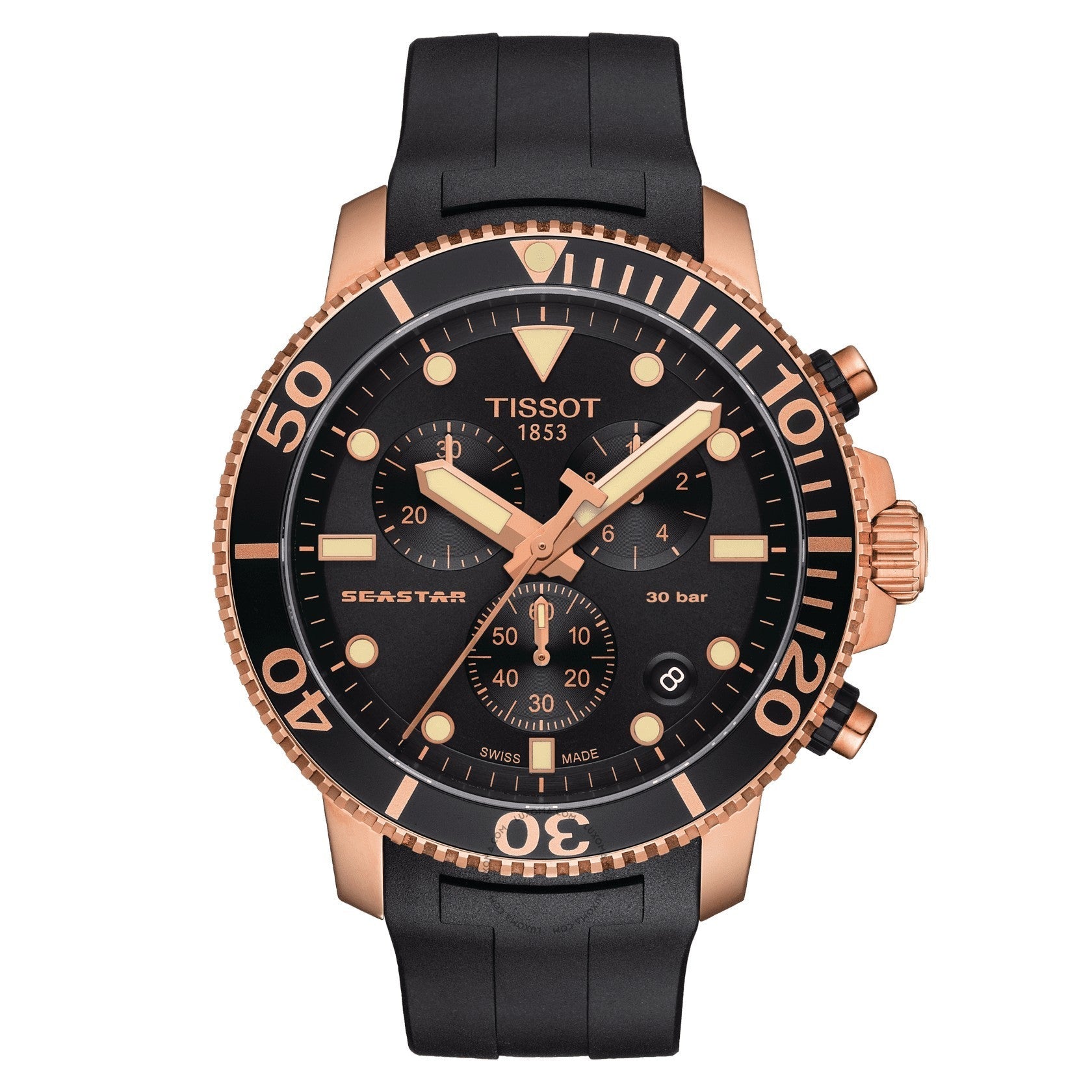 Tissot T-Sport Chronograph Black Dial Men's Watch T120.417.37.051.00