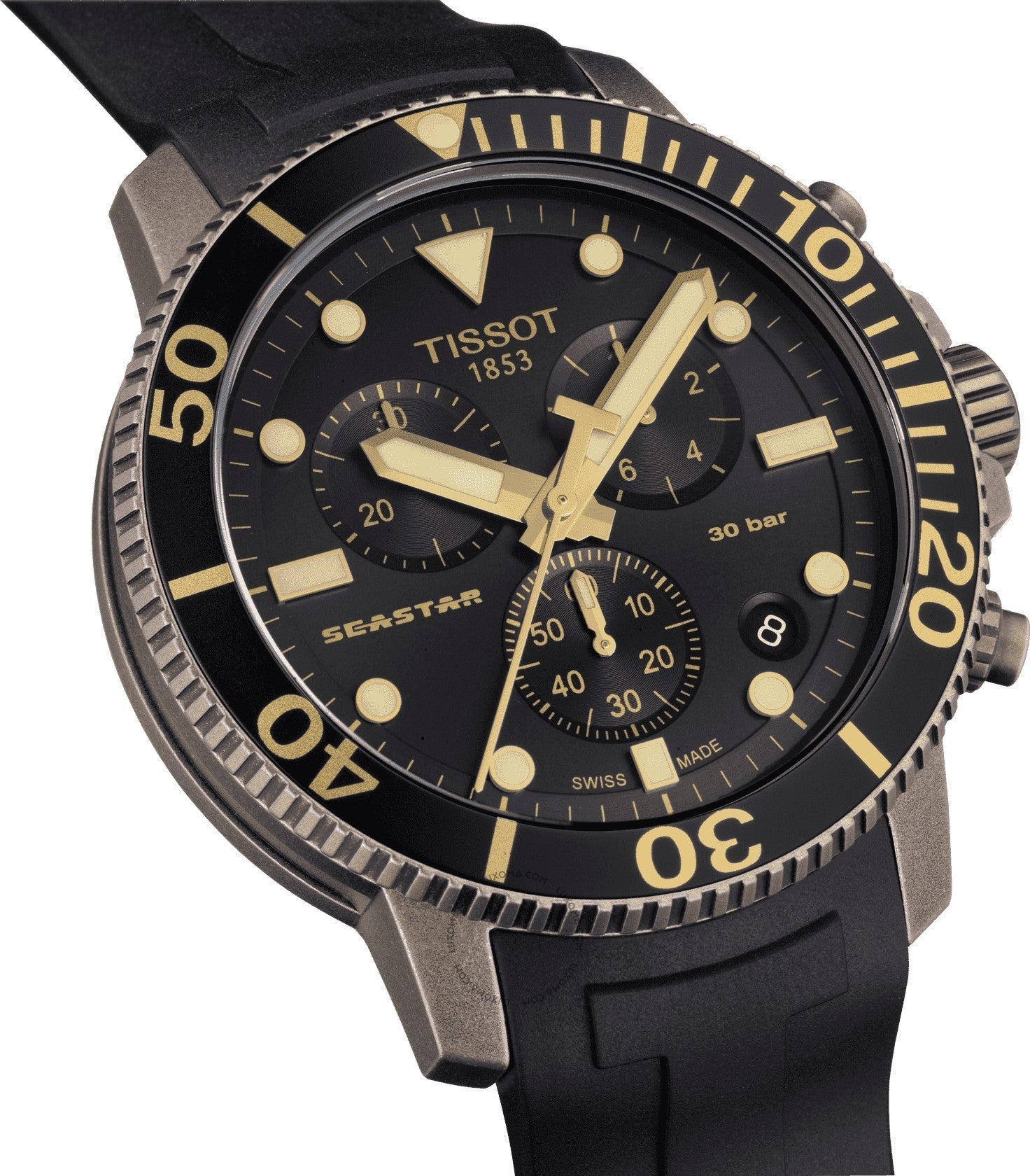 Tissot Tissot Seastar 1000 C Chronograph Black Dial Men's Watch T120.417.37.051.01