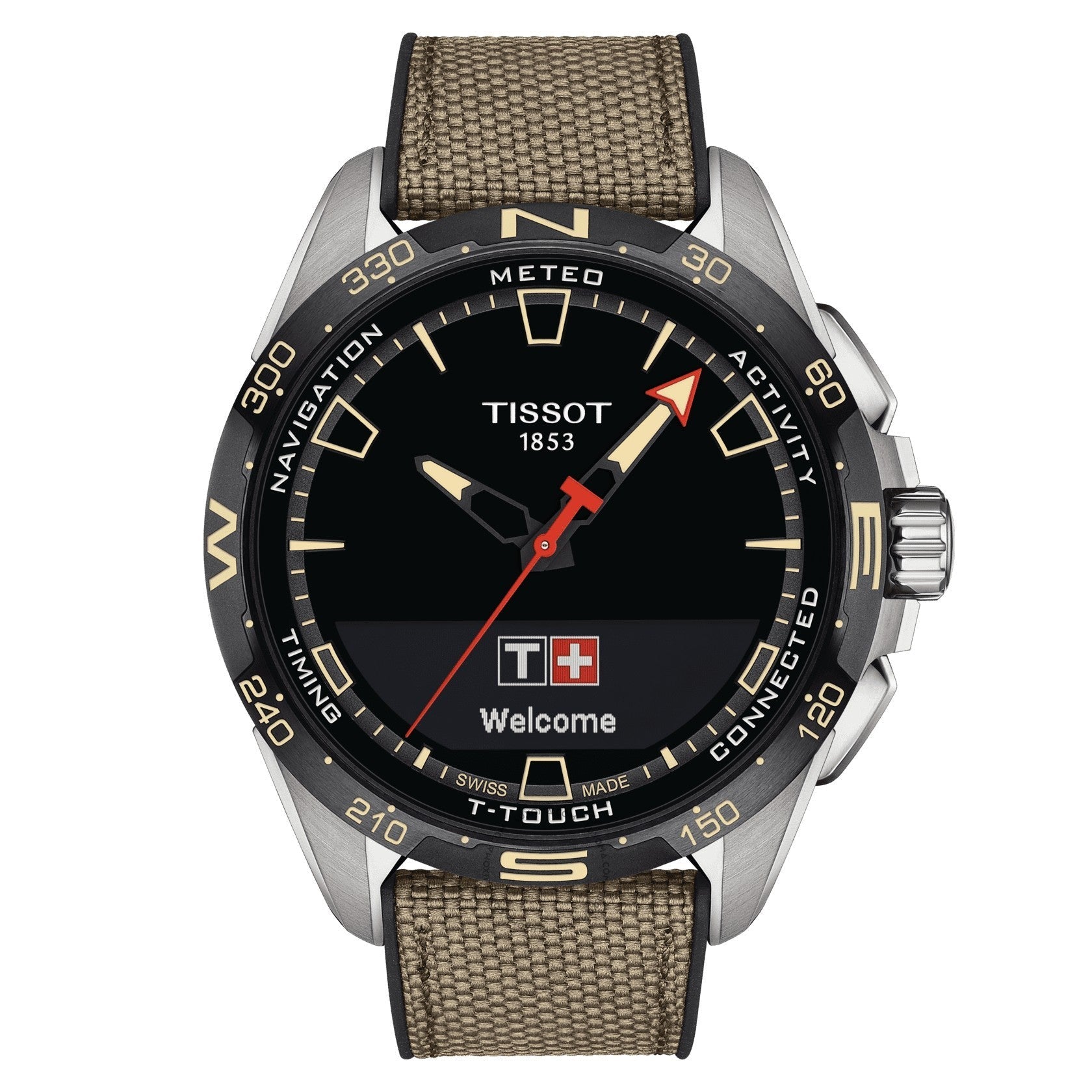 Tissot Touch Quartz Black Dial Men's Watch T121.420.47.051.07