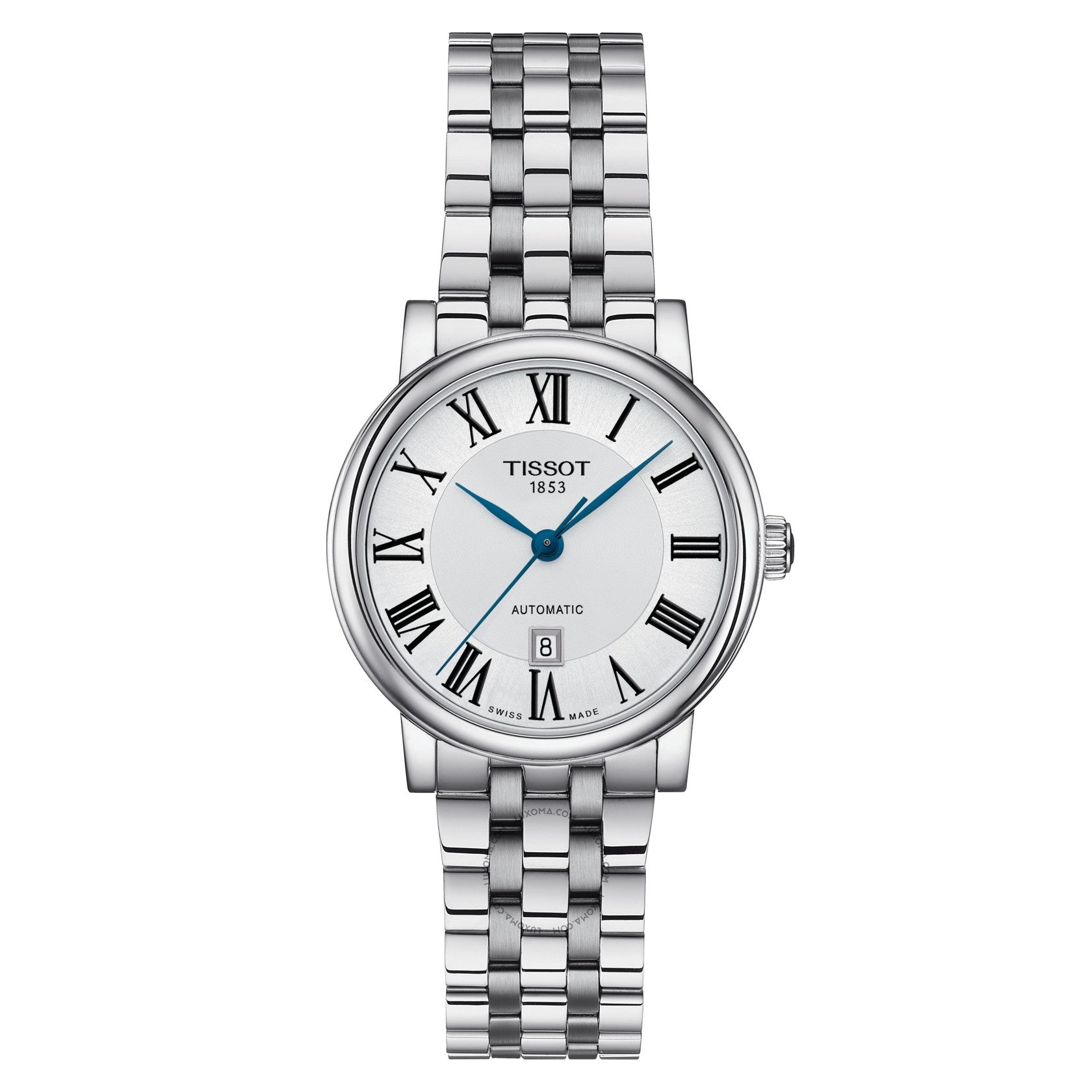 Tissot T-Classic Automatic Silver Dial Ladies Watch T122.207.11.033.00