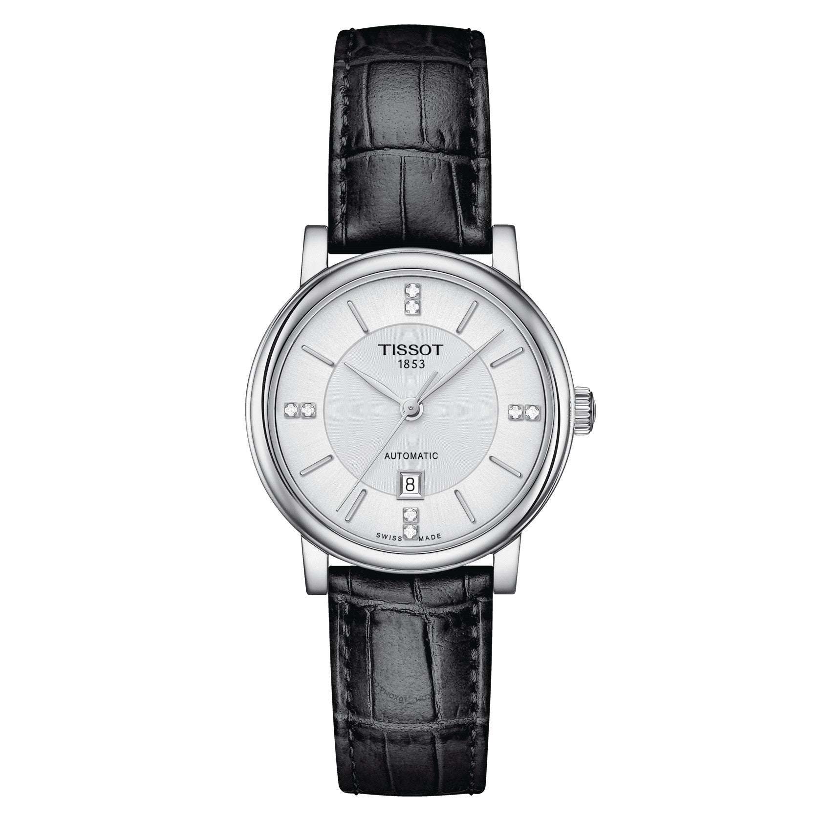 Tissot T-Classic Automatic Silver Dial Ladies Watch T122.207.16.036.01