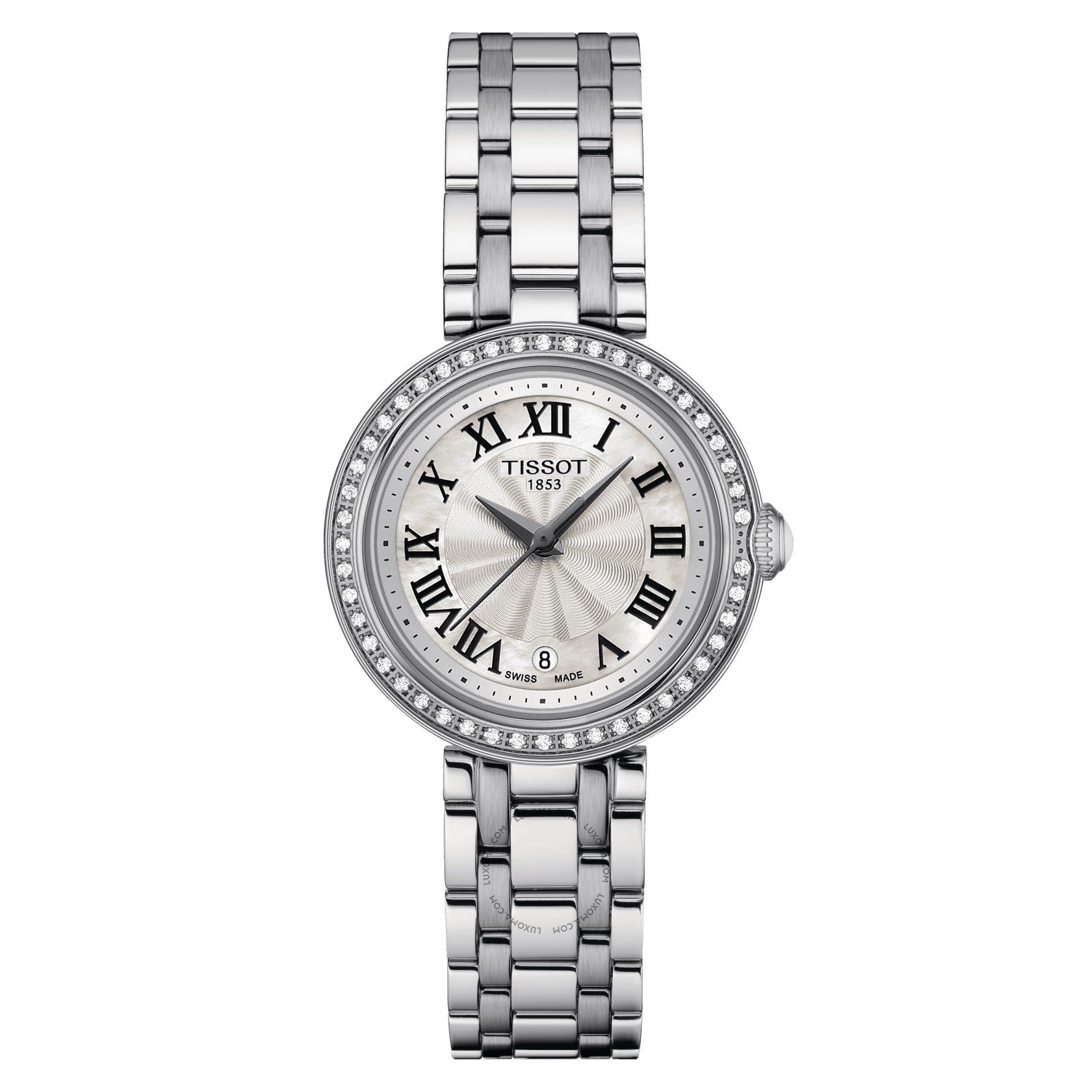 Tissot T-Lady Quartz White Mother-of-Pearl Dial Ladies Watch T126.010.61.113.00