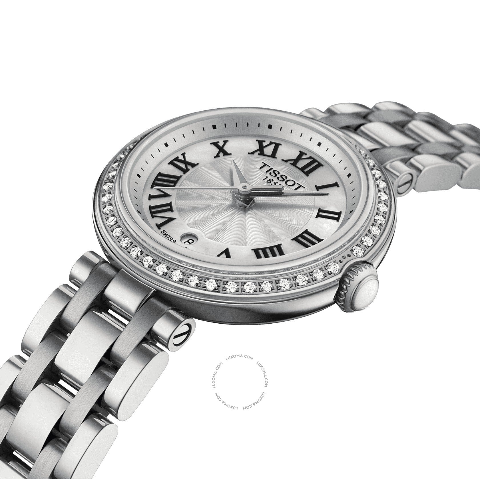 Tissot Tissot T-Lady Quartz White Mother-of-Pearl Dial Ladies Watch T126.010.61.113.00