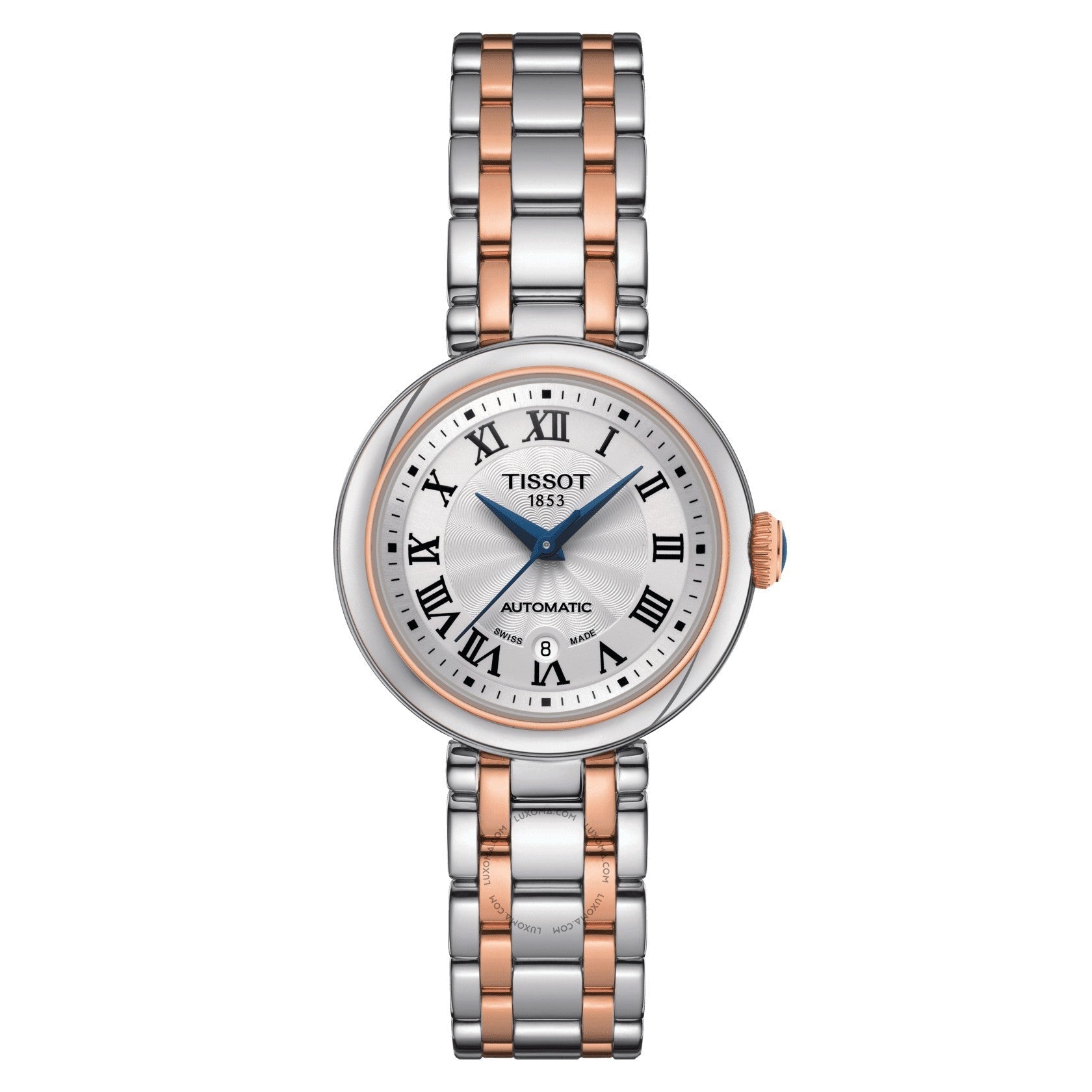 Tissot T-Lady Automatic White Dial Ladies Watch T126.207.22.013.00