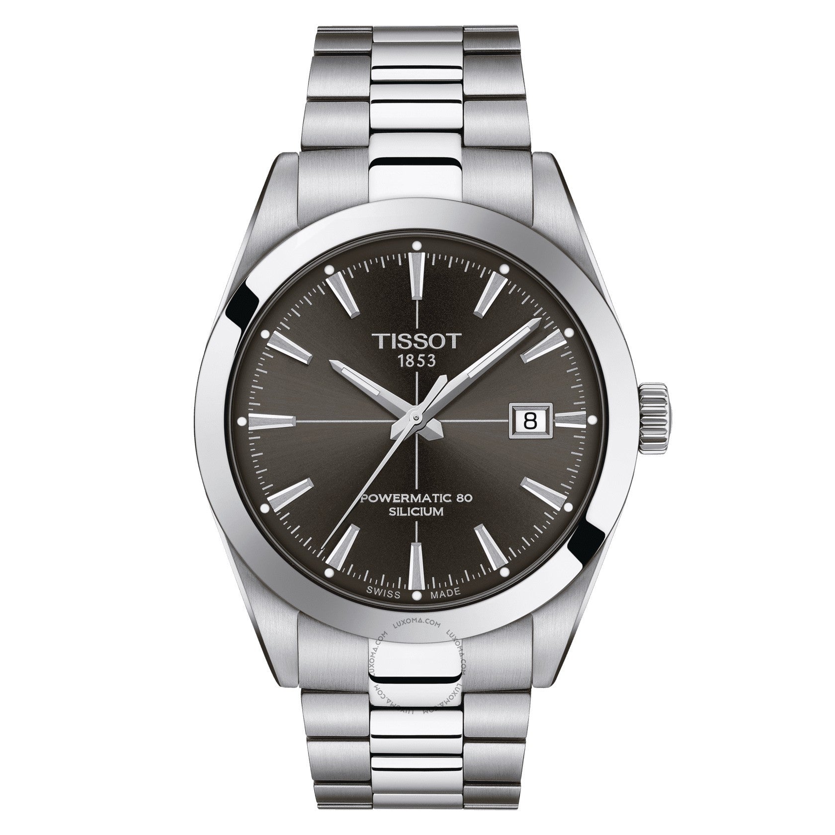 Tissot T-Classic Automatic Anthracite Dial Men's Watch T127.407.11.061.01