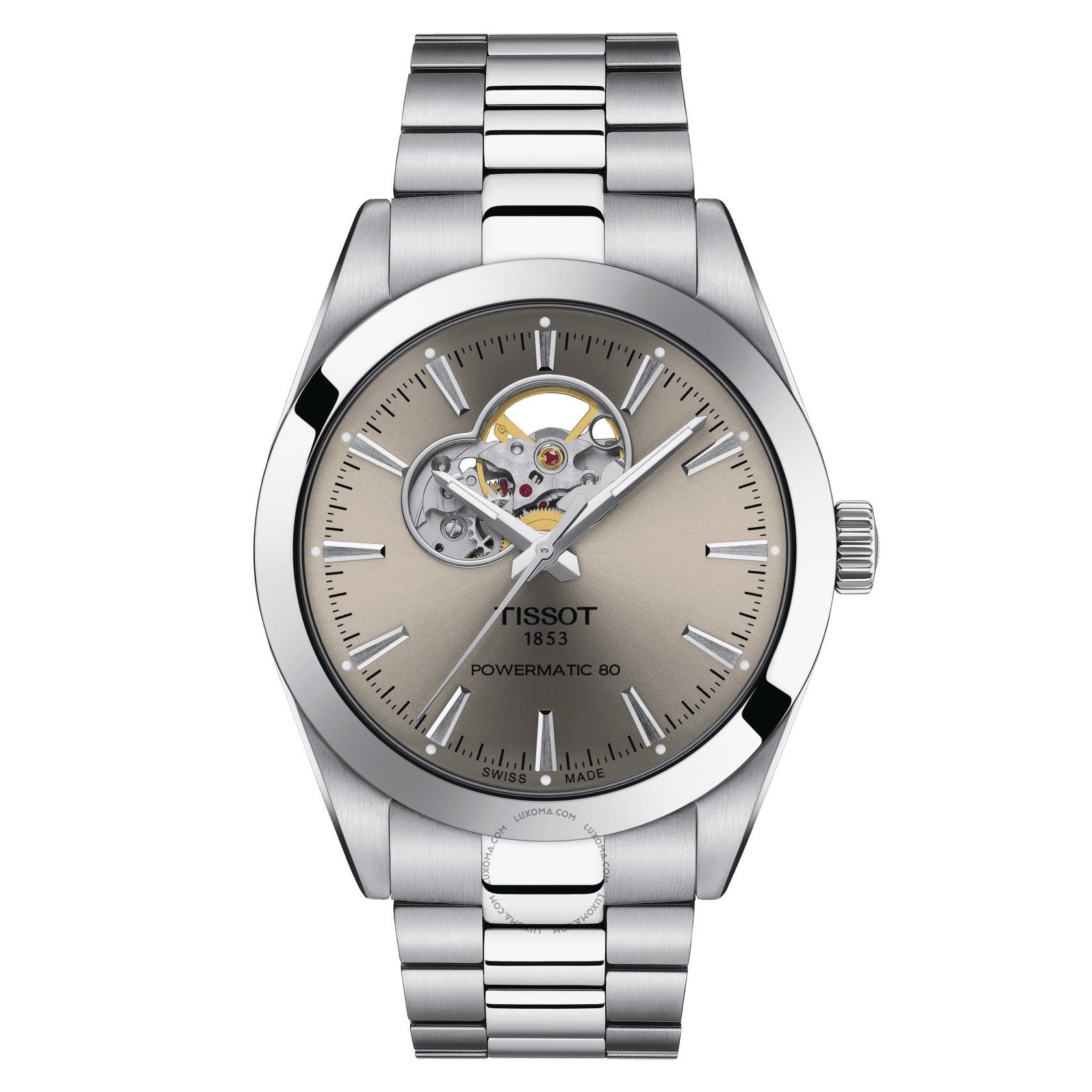 Tissot T-Classic Automatic Rhodium Dial Men's Watch T127.407.11.081.00