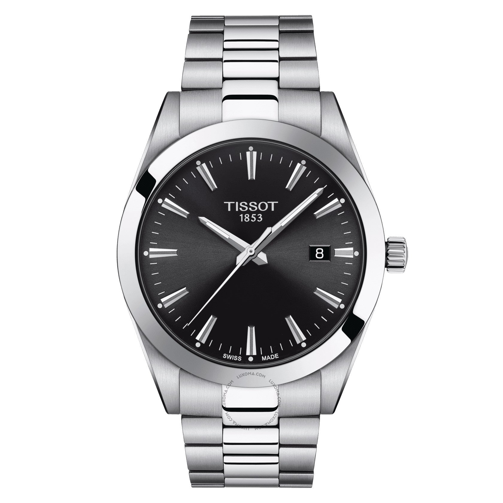 Tissot Gentleman Quartz Black Dial Men's Watch T127.410.11.051.00