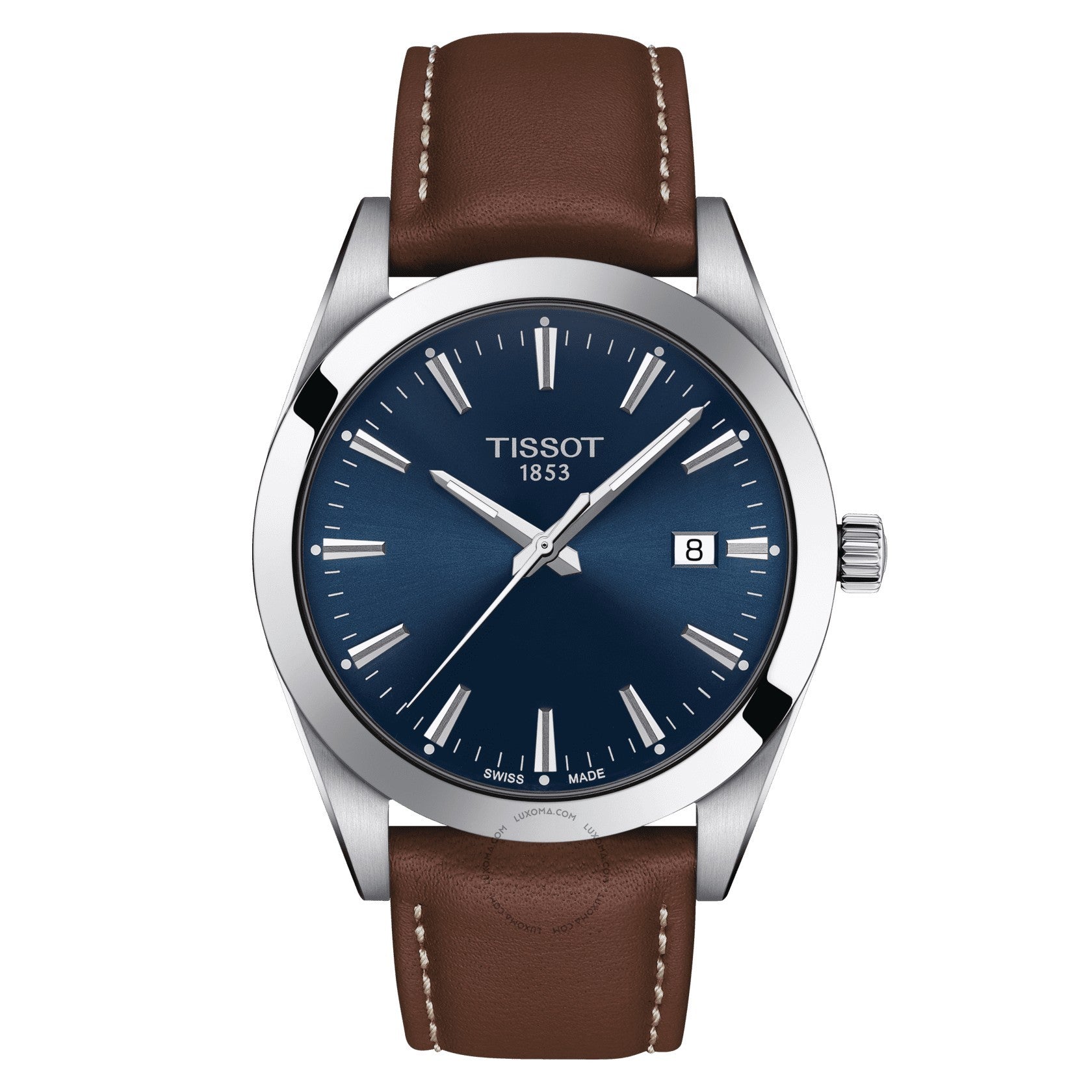 Tissot Gentleman Quartz Blue Dial Men's Watch T127.410.16.041.00