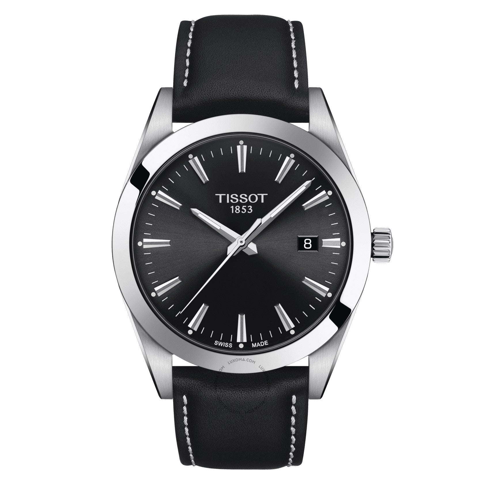 Tissot Gentleman Quartz Black Dial Men's Watch T127.410.16.051.00