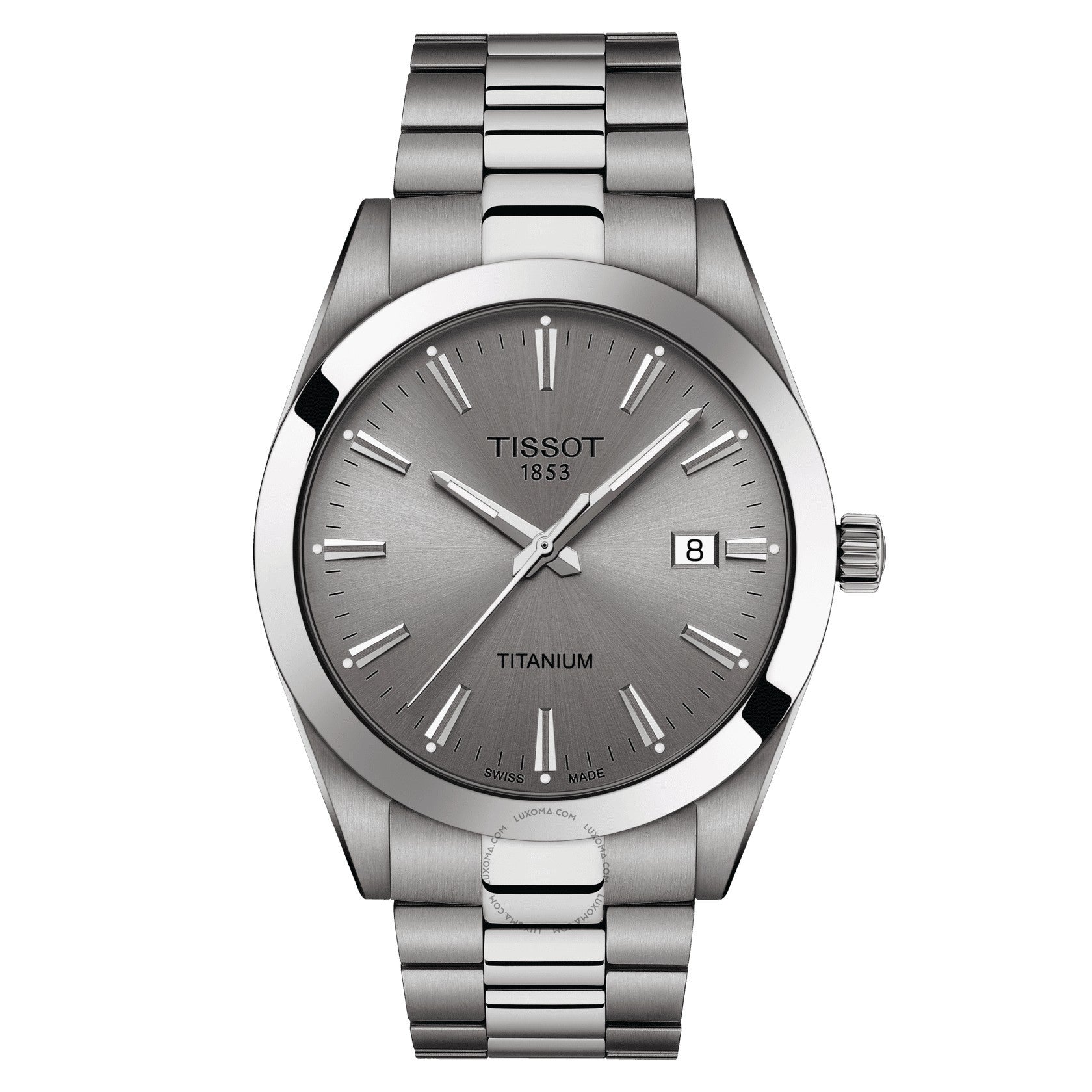 Tissot T-Classic Quartz Grey Dial Men's Watch T127.410.44.081.00