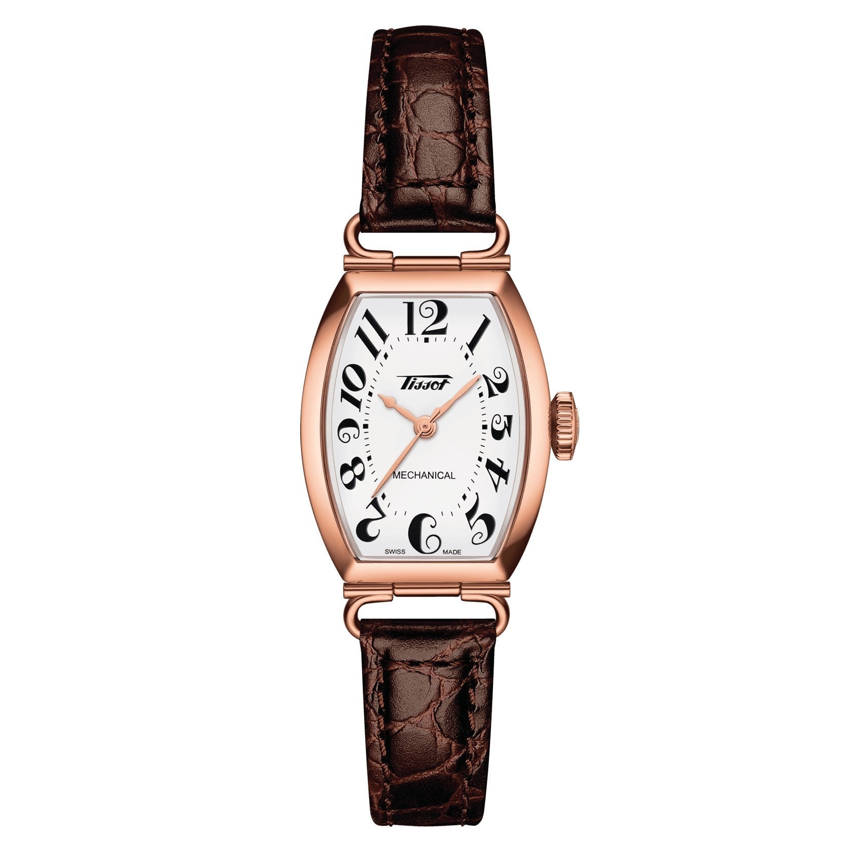 Tissot Heritage Mechanical White Dial Ladies Watch T128.161.36.012.00