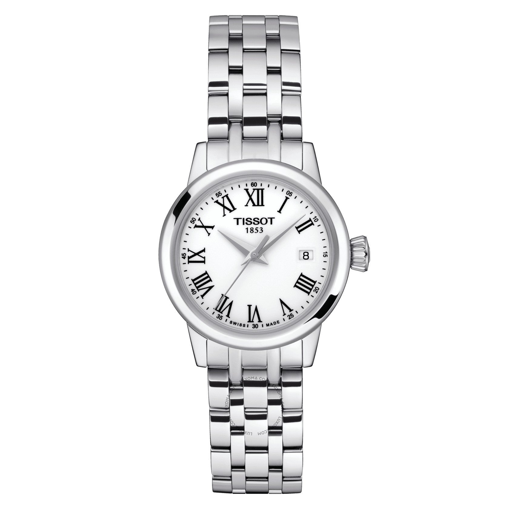 Tissot Classic Quartz White Dial Ladies Watch T129.210.11.013.00