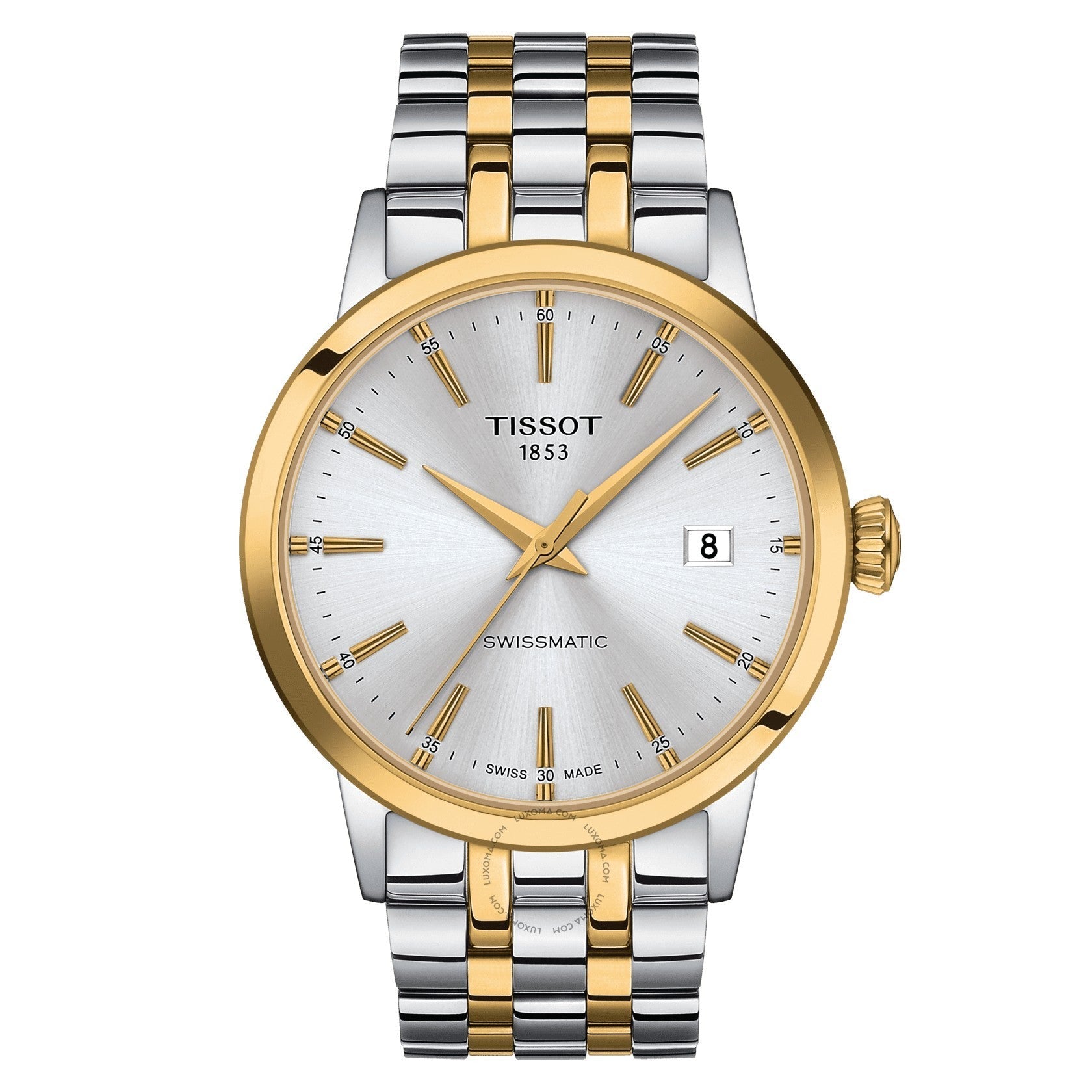 Tissot T-Classic Automatic Silver Dial Men's Watch T129.407.22.031.01