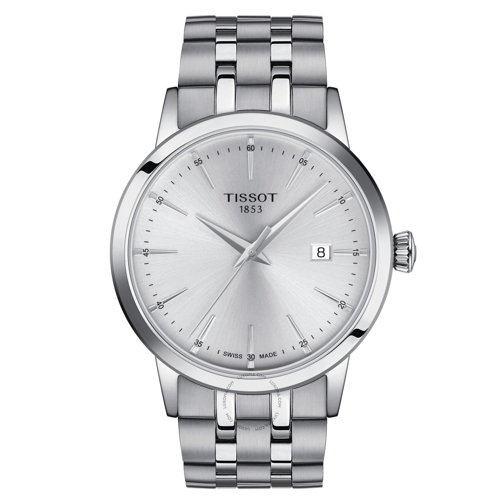 Tissot T-Classic Quartz Silver Dial Men's Watch T129.410.11.031.00
