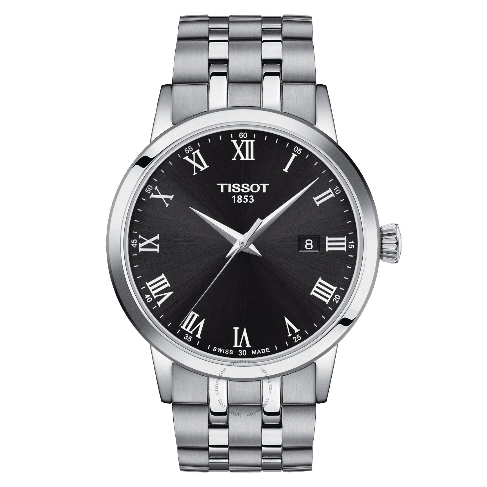 Tissot T-Classic Quartz Black Dial Men's Watch T129.410.11.053.00