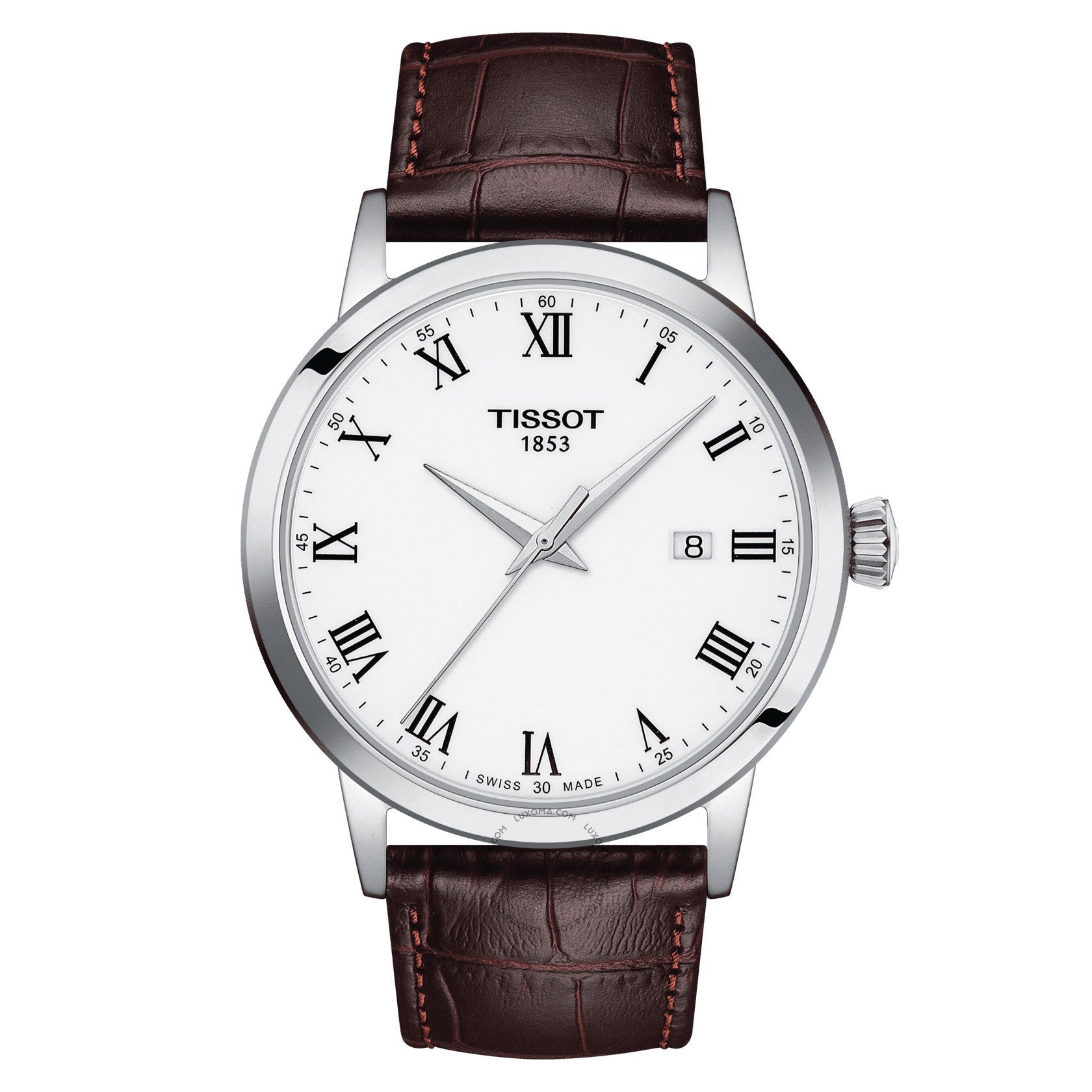 Tissot T-Classic Quartz White Dial Men's Watch T129.410.16.013.00