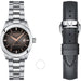 Tissot Tissot T-Classic Automatic Graded Anthracite-Black Dial Ladies Watch T132.007.11.066.01