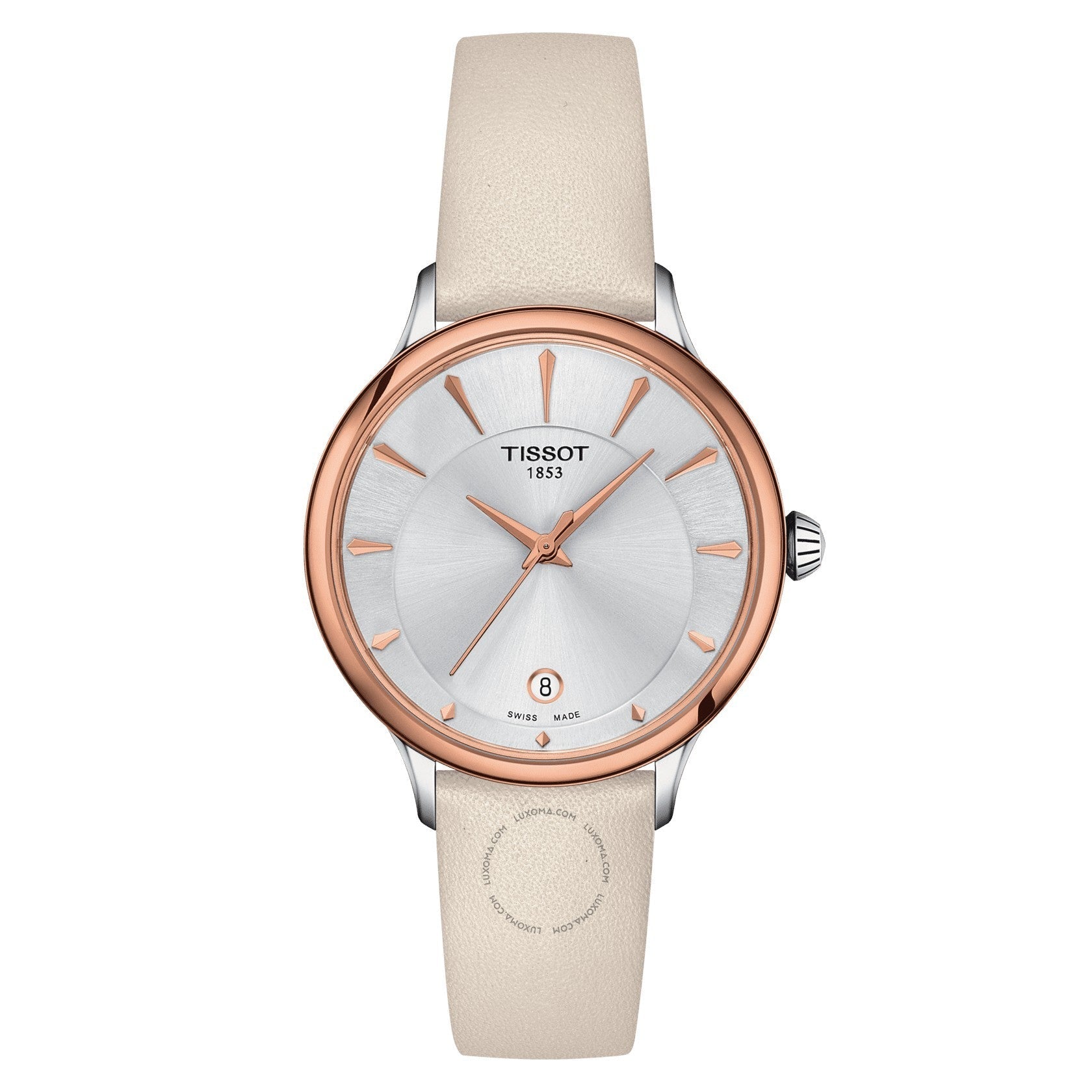 Tissot T-Lady Quartz Silver Dial Ladies Watch T133.210.26.031.00