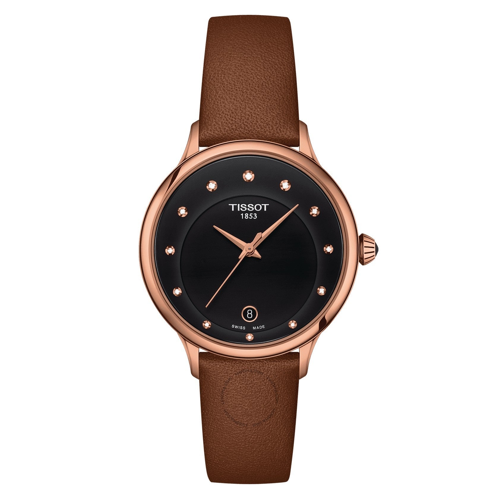 Tissot T-Lady Quartz Black Dial Ladies Watch T133.210.36.056.00