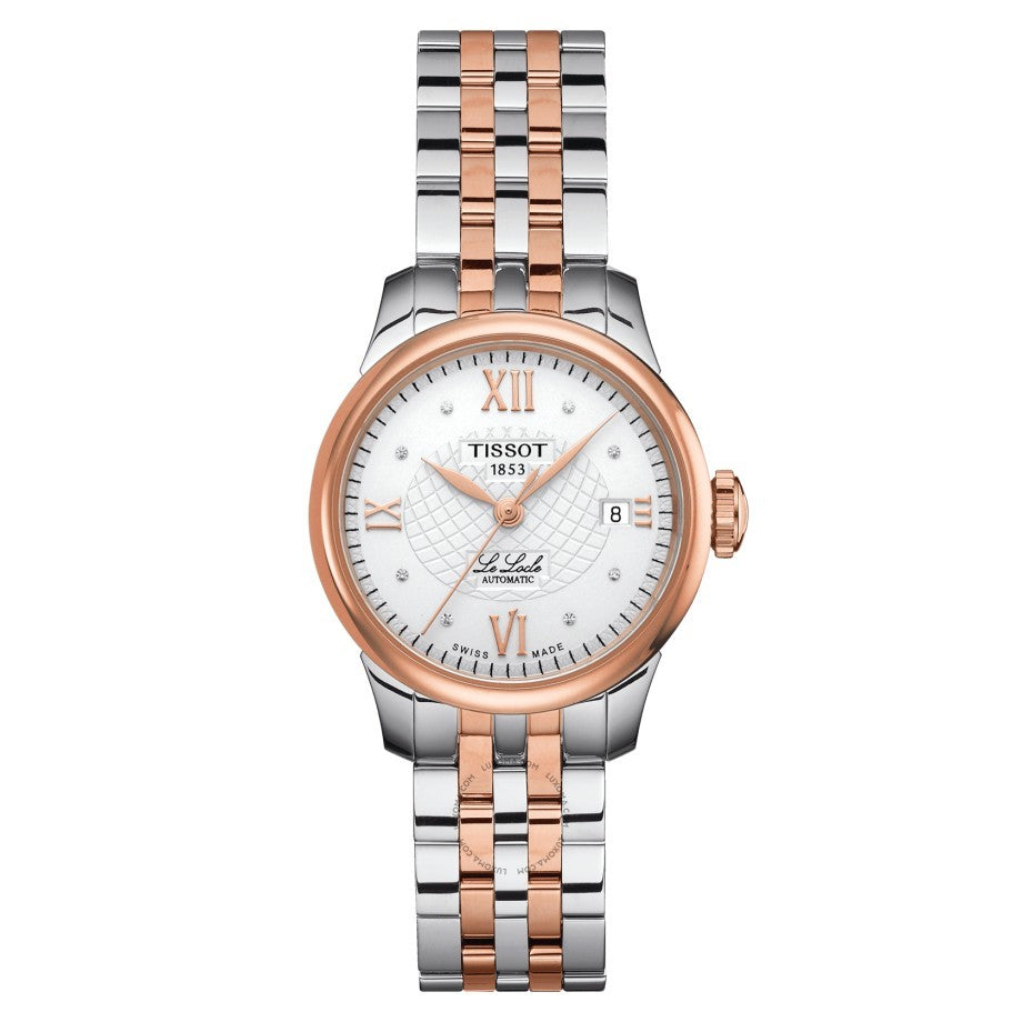 Tissot T-Classic Automatic Silver Dial Ladies Watch T41.2.183.16
