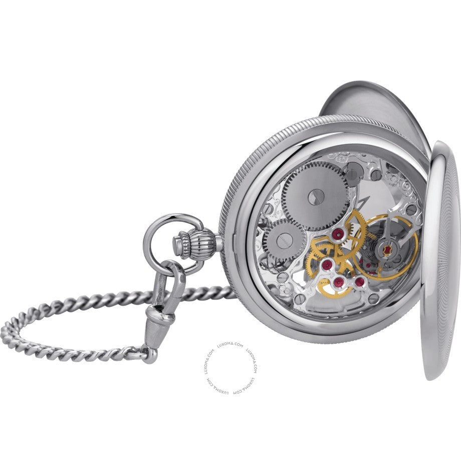 Tissot Tissot Bridgeport Mechanical Silver Skeleton Dial Unisex Pocket Watch T859.405.19.273.00