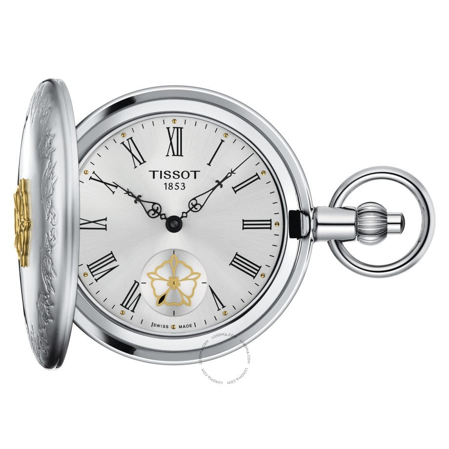 Tissot T-Pocket Mechanical Silver Dial Men's Watch T865.405.99.038.01