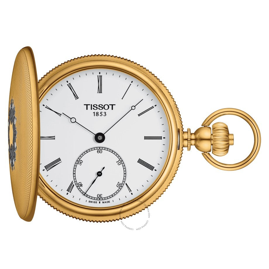Tissot T-Pocket Mechanical White Dial Men's Watch T867.405.39.013.00