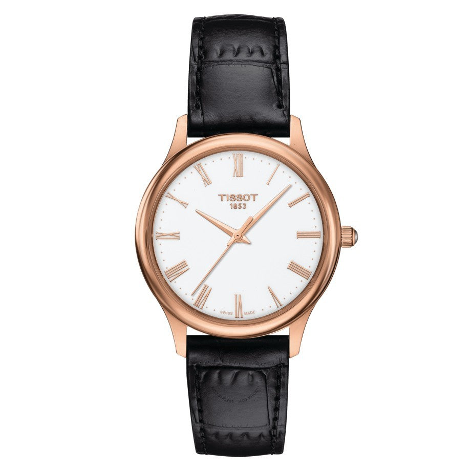 Tissot T-Gold Quartz White Dial Ladies Watch T926.210.76.013.00