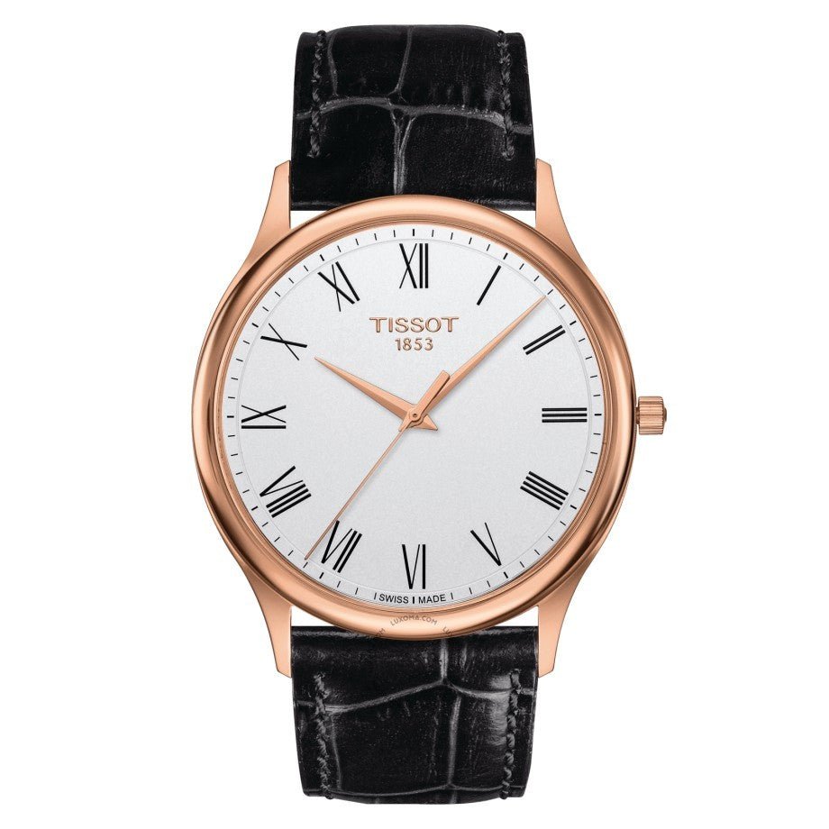 Tissot T-Gold Quartz Silver Opalin Dial Men's Watch T926.410.76.013.00