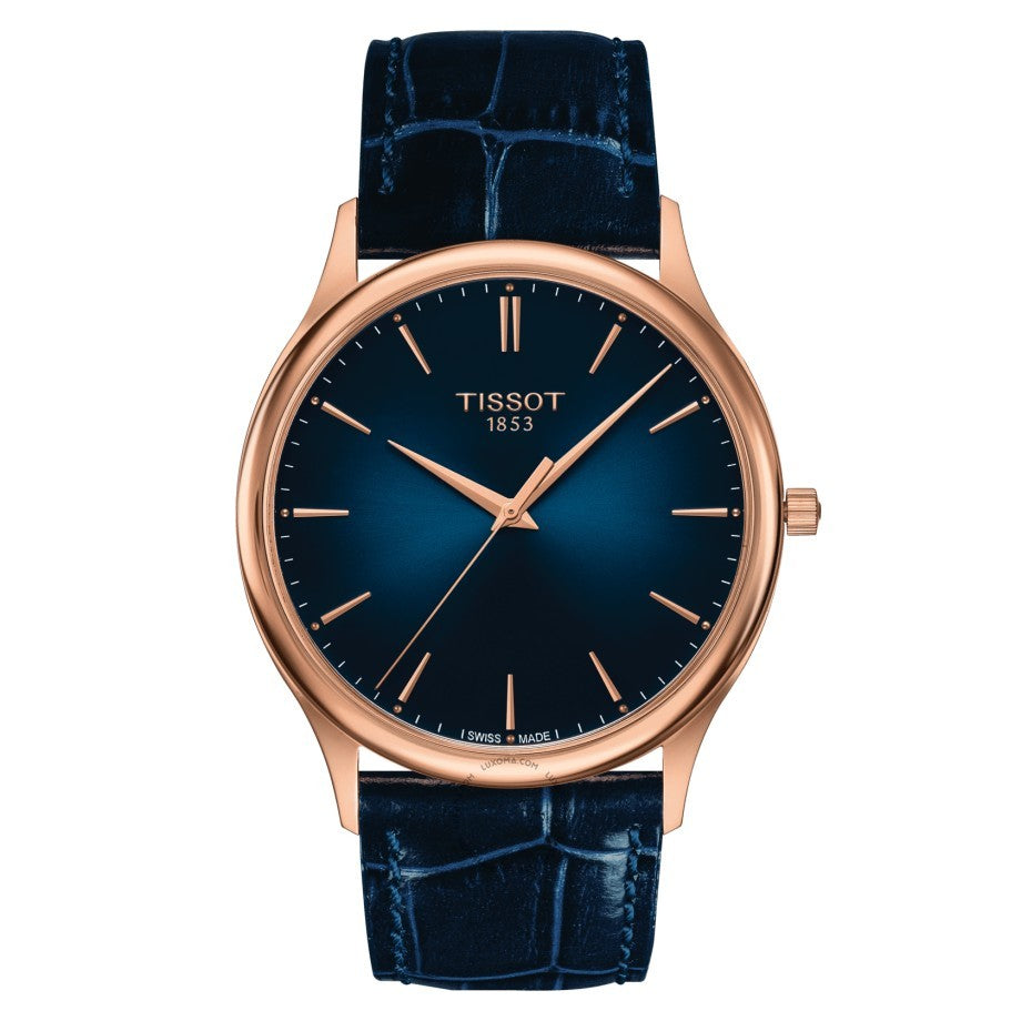 Tissot T-Gold Quartz Blue Dial Men's Watch T926.410.76.041.00