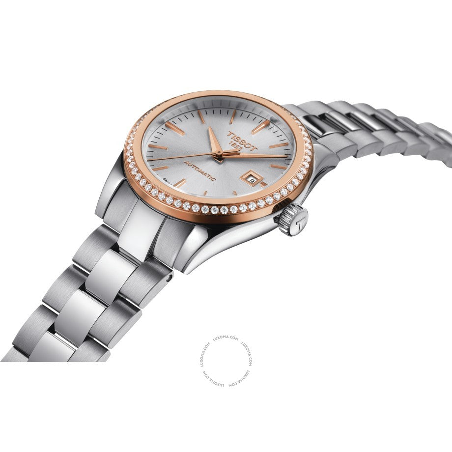 Tissot Tissot T-Gold Automatic Silver Dial Ladies Watch T930.007.41.031.00