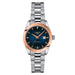 Tissot T-Gold Automatic Graded Blue-Black Dial Ladies Watch T930.007.41.046.00