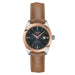 Tissot T-Gold Automatic Smoked Blue Dial Ladies Watch T930.007.46.041.00