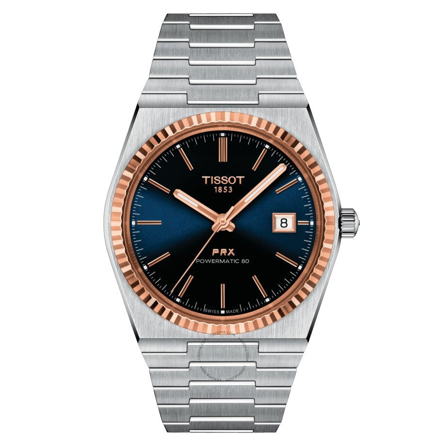 Tissot T-Gold Automatic Graded Blue-Black Dial Men's Watch T931.407.41.041.00
